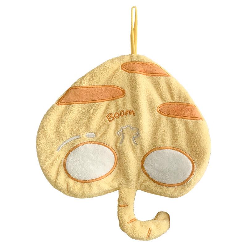 Cute Cartoon Hanging Coral Fleece Hand Towel (3-Pack)