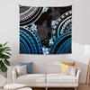 Polynesian Turtles Tapestry, Hawaiian Tribal Tattoo Hibiscus Print Wall Tapestry Tapestry Wall Hanging, Tapestry Aesthetics For