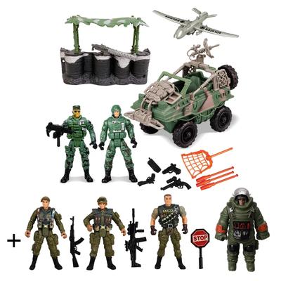 DIY Special Army Forces Playthings Featuring Amphibious Vehicle Aircraft Military Weapon Parts Camouflage Soldiers Enjoy Designed For Children Boys
