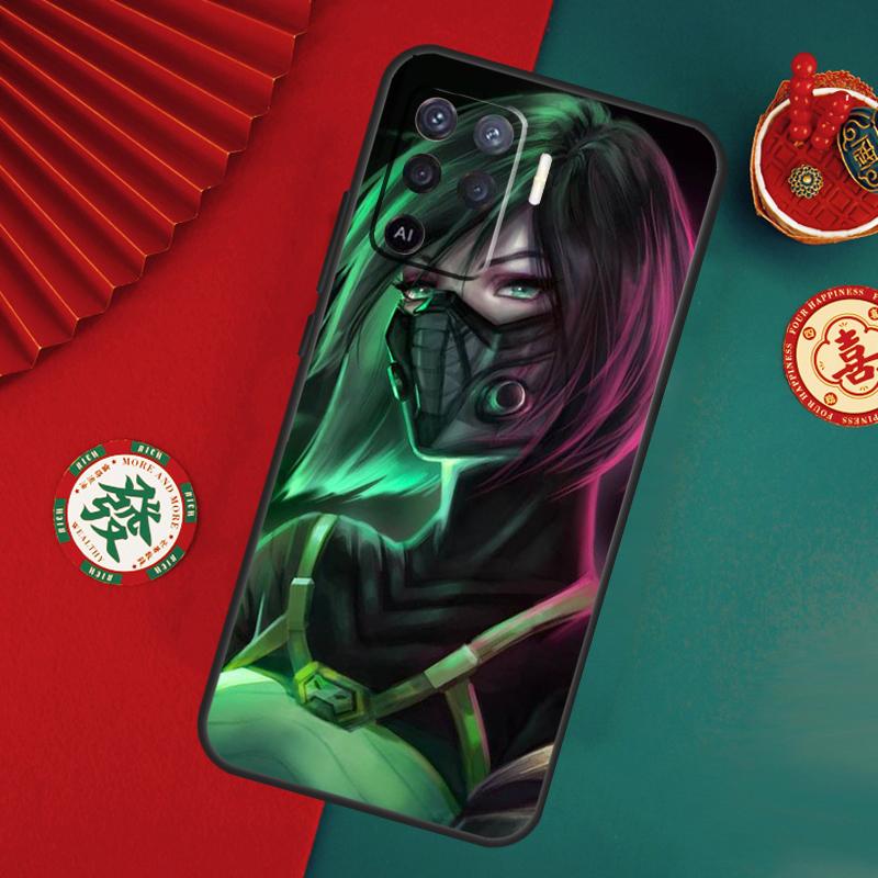 Valorant Game Case For Oppo A78 A98 A58 A38 A18 A54 A74 A94 A80 A60 A40 A96 A76 A16 A15 A17 A57 A5 A6 Pro