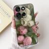 For Motorola Moto G86 G56 5G Case 2025 Fashion Flower Marble Sunset Capa Soft Silicone Phone Cover For MotoG56 MotoG86 5G Bumper