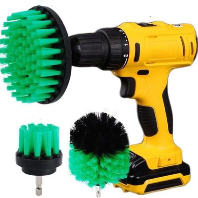 3-teiliges elektrisches Reinigungsbohrbürsten-Set für Küche, Bad, Fliesen, Boden und Auto