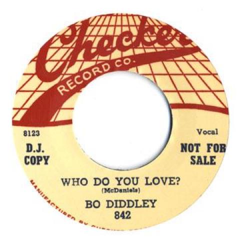 

7-дюймовая пластинка БО ДИДДЛИ - Кого ты любишь / Мона CHECKER842 Шашки Великобритания Великобритания Рок