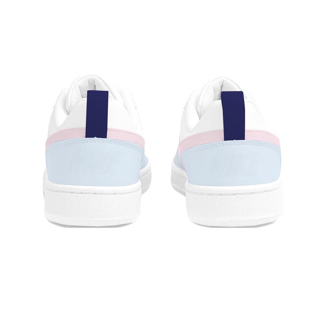 Nike Court Borough Maris Sal Gummis Low-Top Skateboard-Schuhe Damen Blau Rosa FV8120-141(Team1121-)
