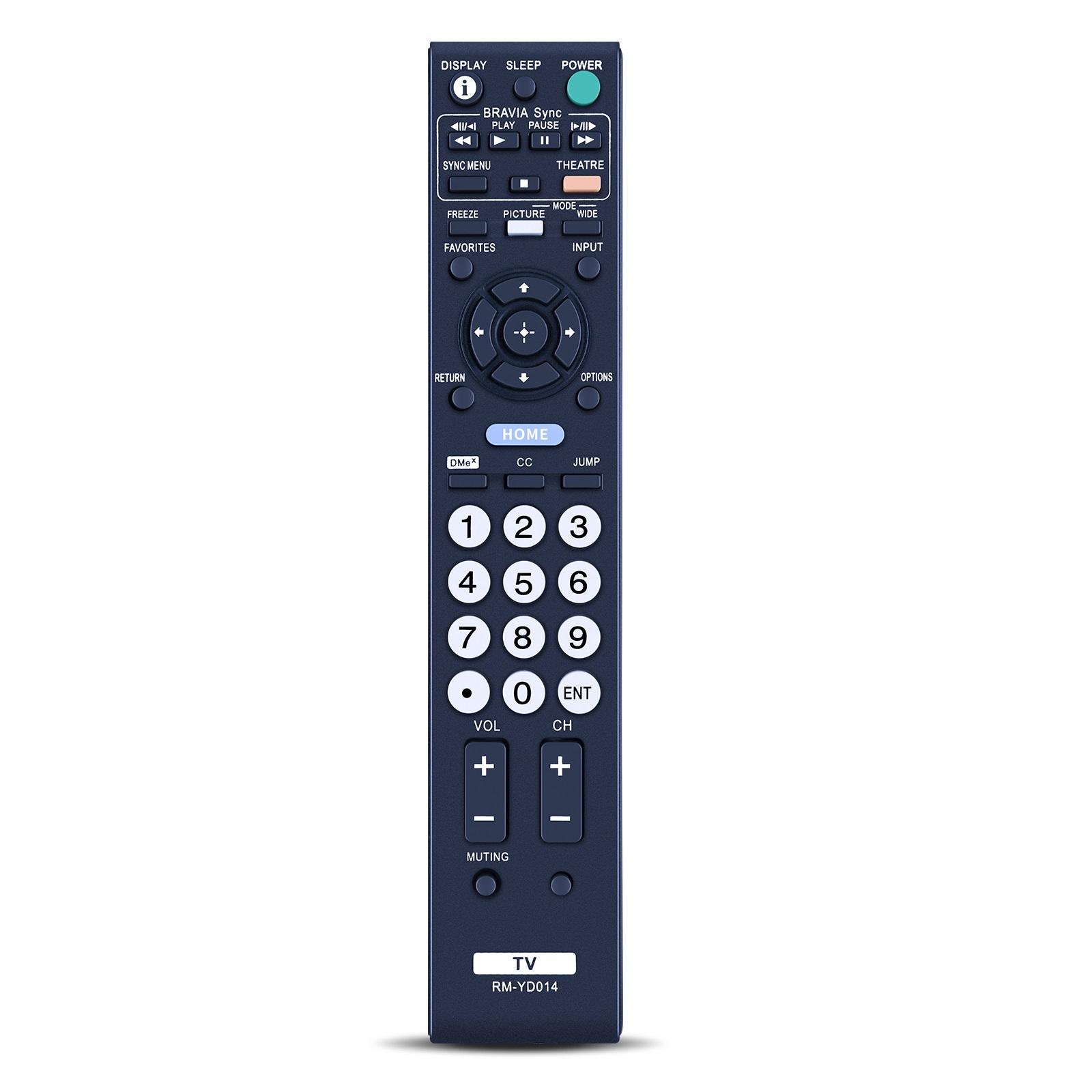 RM-YD014 10m Range Infrared Remote Control for Sony TV Ergonomic Remote Controller