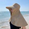 Wide Brim Shawl Fisherman Hat Breathable Hiking Bucket Hat Folding Women Sun Cap  Outdoor