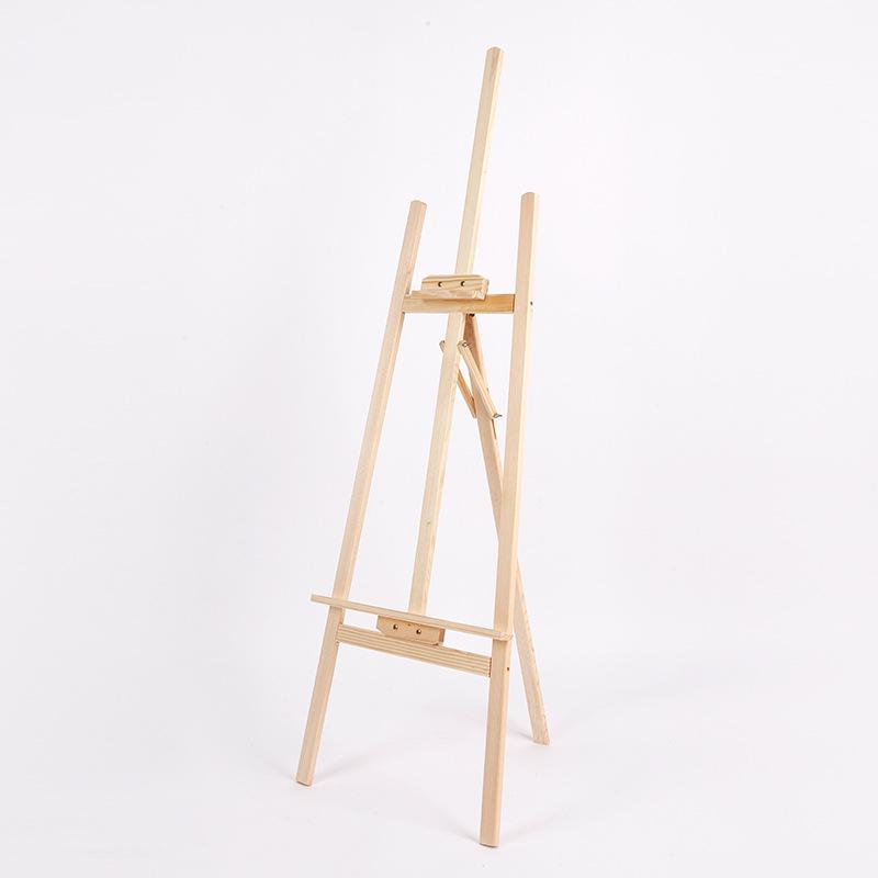 Adjustable Solid Pine Wood Easel for Art Students - Wedding Welcome Sign, Sketch & Oil Painting Display Stand.