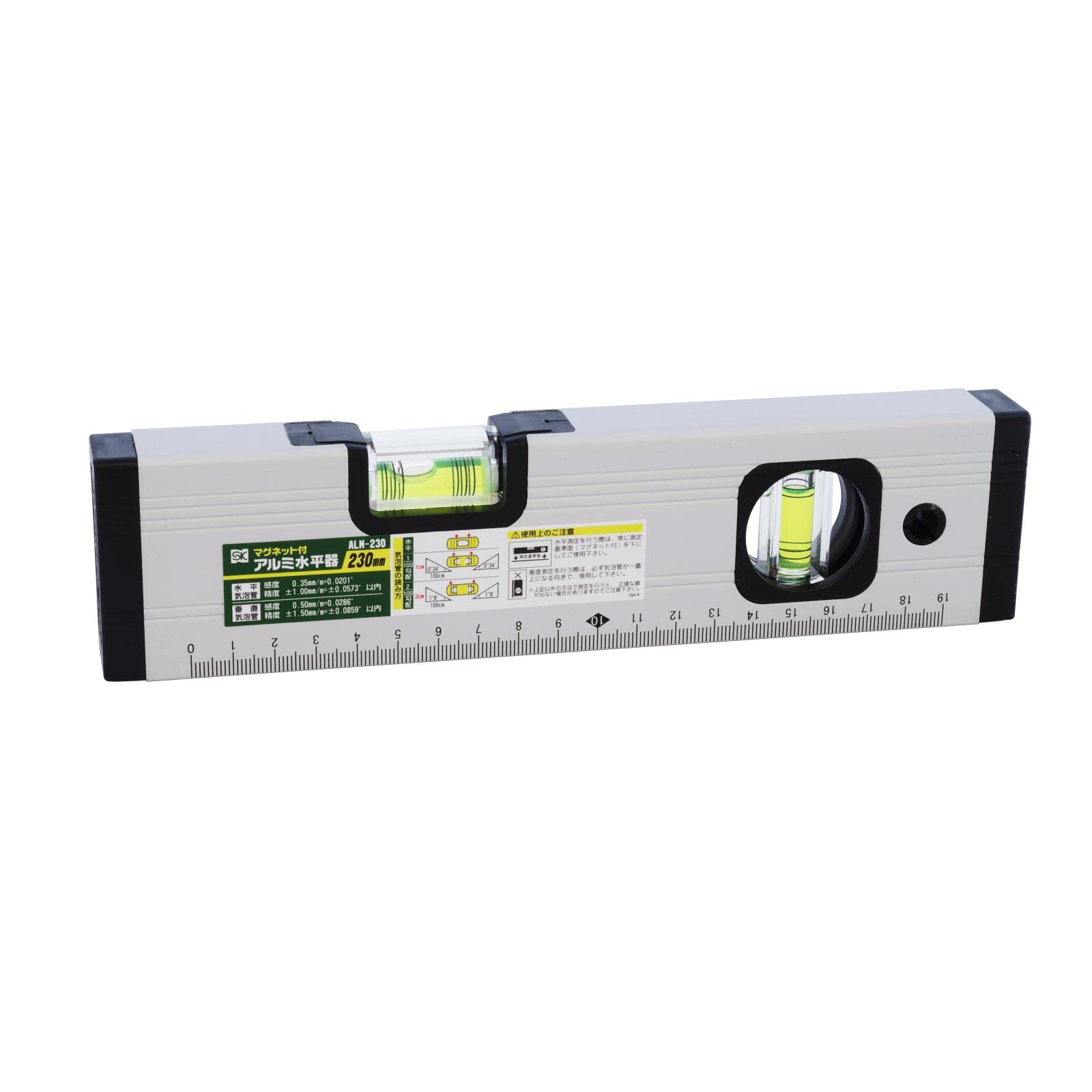 

Алюмінієвий рівень Niigata Seiki SK з магнітом 230 мм ALM-230