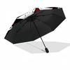 Umbrella Corporation Emblem Compact Travel Automatic Umbrella Compact 8-Rib Design Compact Design for Outdoor Daily Use Outdoor Accessory