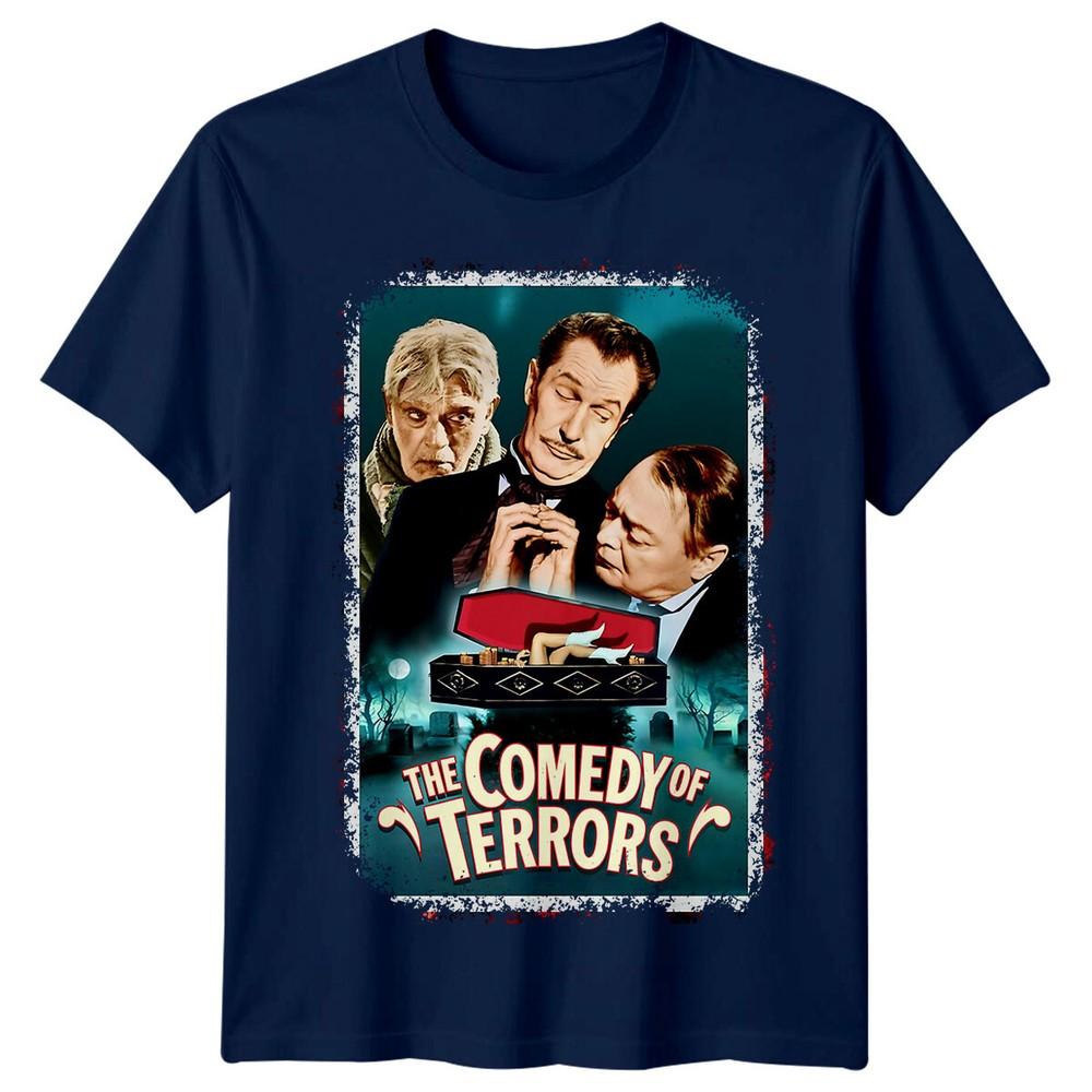 The Comedy Of Terrors 1964 Movie Poster Inspired Tshirt Retro Tee Unisex