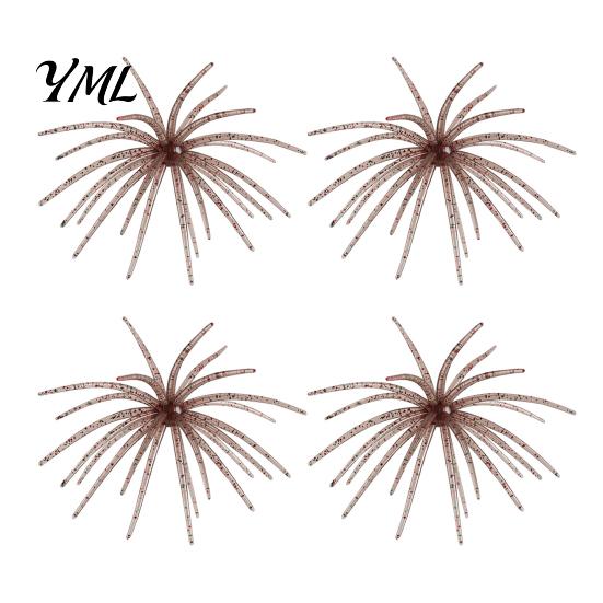Elastic Soft Baits for Saltwater Floating Sea Urchin Lures, Highly TPE Bionic Fishing Baits, Finesse Lures Weed Lines Flexible Realistic Tentacles
