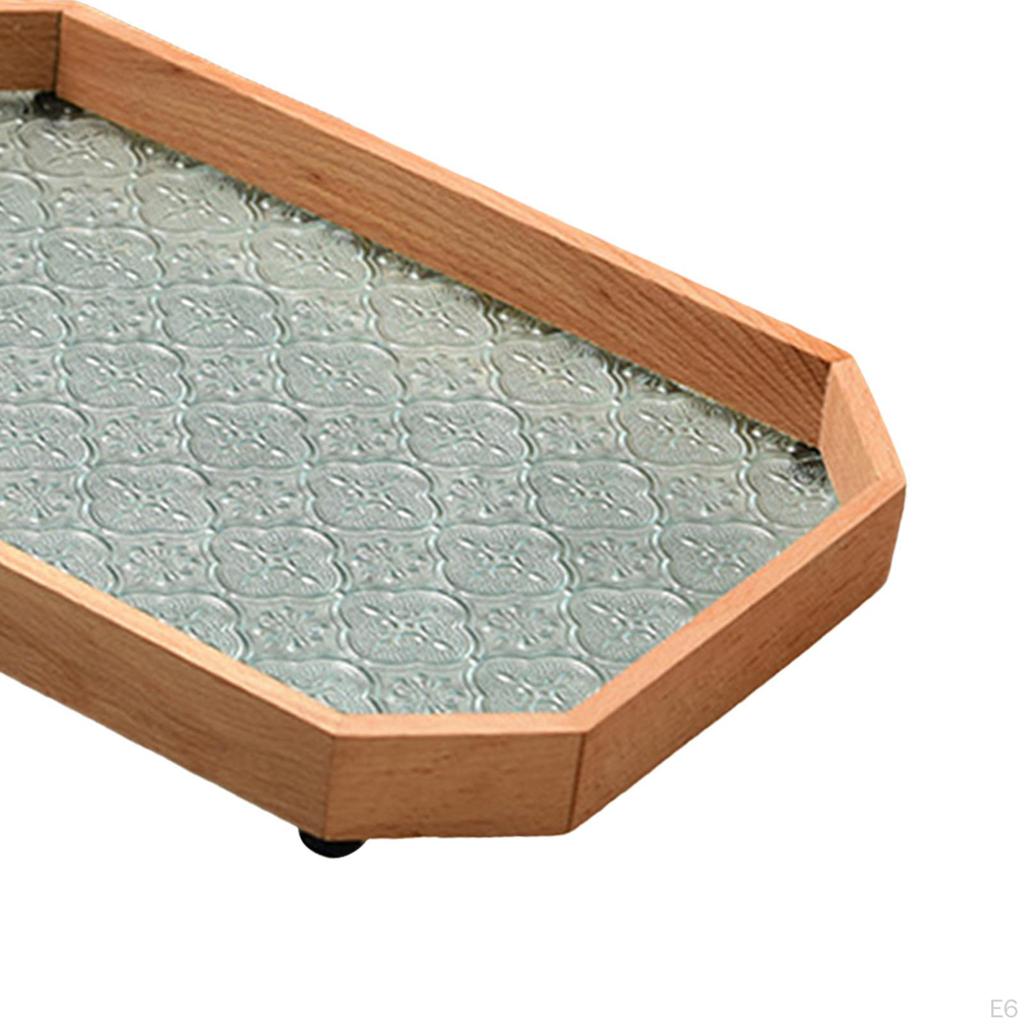 Bathroom Storage Tray Platter Cup and Mugs Holder Jewelry Fruit Snack Trays Makeup