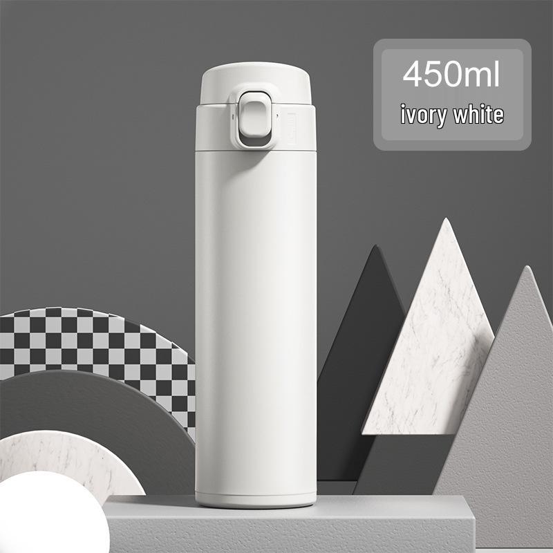 

Macaron Flip-Top Insulated 304 Stainless Steel Tumbler - Car Vacuum Water Cup Gift 320 ml