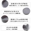 KENASTA Car Set of Silicone Suitable for All Cars Non-Slip Coasters, 2, Anti-Slip, Scratch-Resistant, Vibration-Dampening, Material, Round, 8.1cm