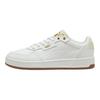 Puma Tênis Unisex Court Classic Lux Branco Dourado Solado de Borracha Alpine-Snow 395019-05