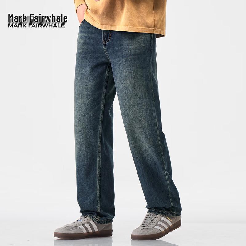 Mark Fairwhale Men's Retro Straight-Leg Jeans