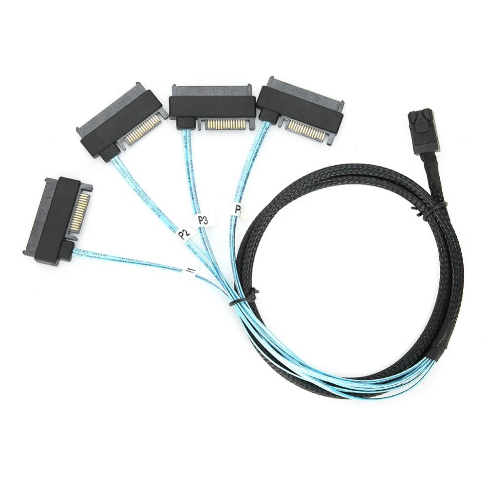 High Speed” Adapter Cable 6Gbps Server Cable SFF-8643 To 29pin SFF-8482 Cable  Storage Expansion