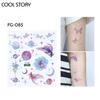 Party Stickers, Trendy Gold and Silver Embossed Valentine's Day Tattoo Stickers, Waterproof and Long-lasting Fake Tattoo Stickers