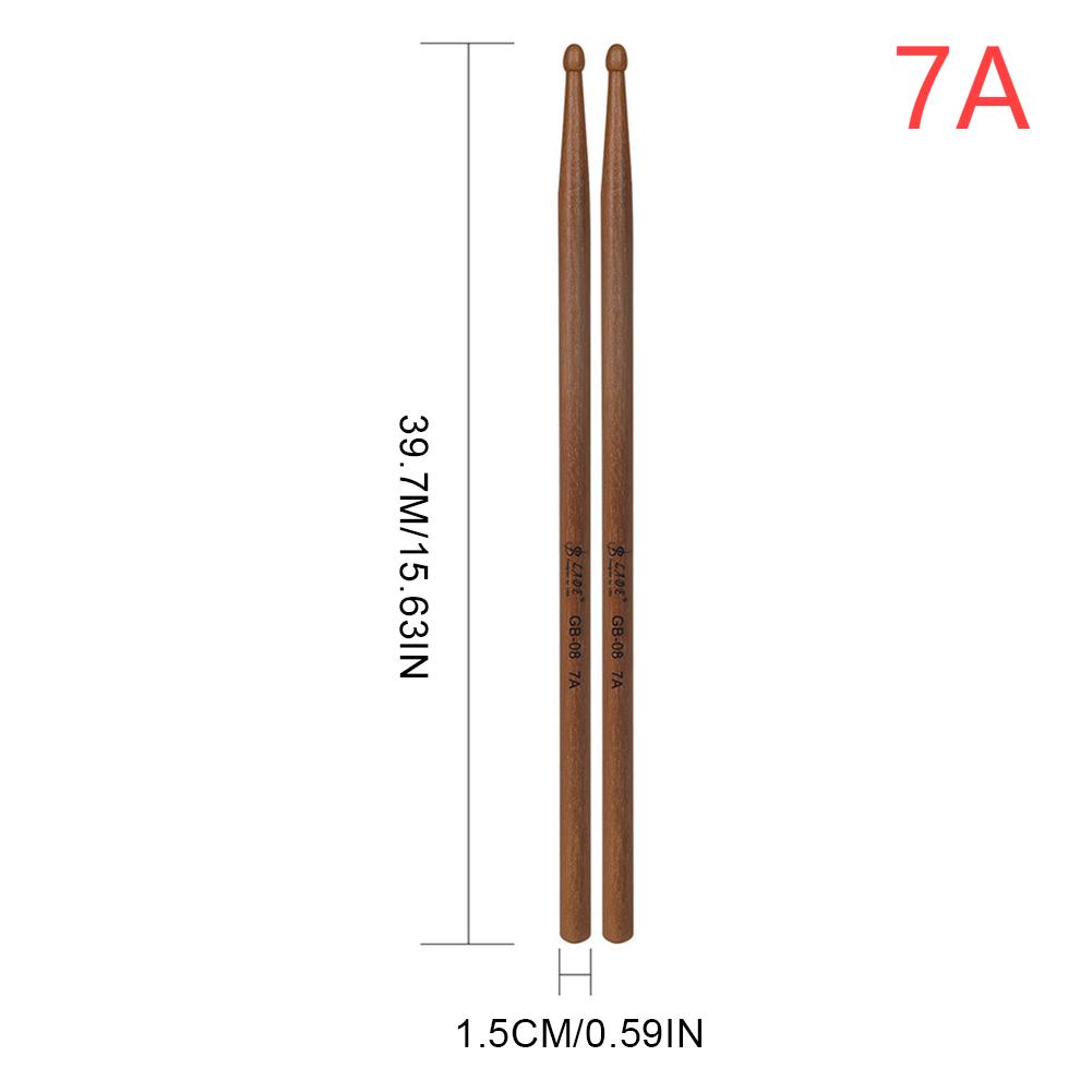 5A/7A Drumsticks Mallets Consistent Weight and Pitch American Hickory Drumsticks Classic Drum Sticks Percussion Accessories