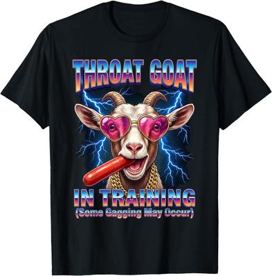 Throat Goat Ridiculous Dirty Vulgar Bachelorette Party T-Shirt