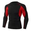 Men's Pro Quick-Dry Crew Neck Long Sleeve Tight-Fit Fitness T-Shirt