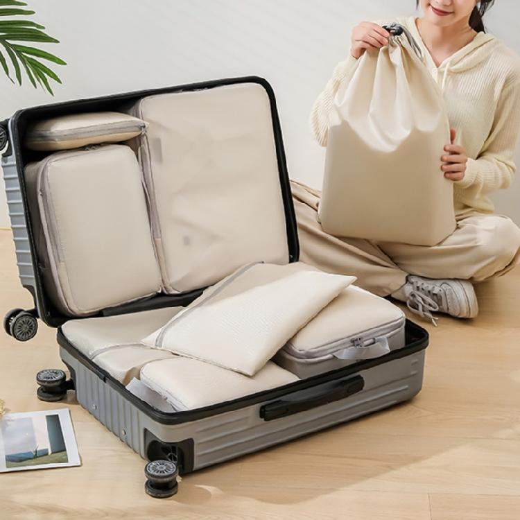 4 Pieces Polyester Compression Storage Bag Practical Closet Organizers Efficient Closet and Luggage Management Tool