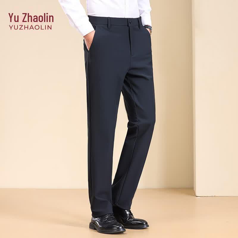 YUZHAOLIN Men s Summer Thin Business Casual Trousers 34