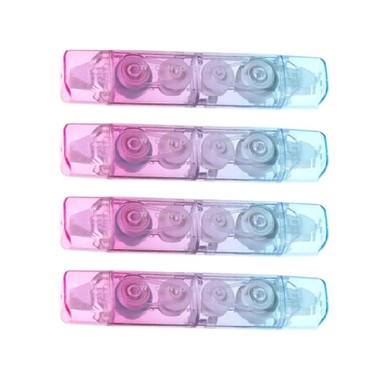 4 Pcs White Out Tape Gradient Correction Tape and Adhesive Tape Correction Rollers Double Head Correction Tape