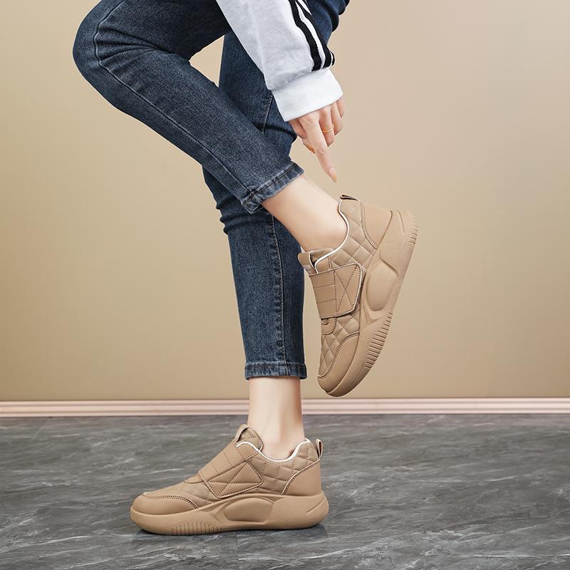 Women Jogging Shoes Street Style Student Black Running Sneakers Casual Shoes Black Shoes Over Size