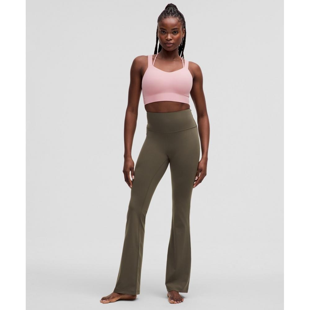 Lululemon Like A ClouD Longline brA  Light Support  D DD Cup Pink tiDe