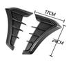 1Pair Universal Carbon Black Car Fender Side Vents Air Flow Intake Hole Grille Sticker Cover Car Styling Exterior