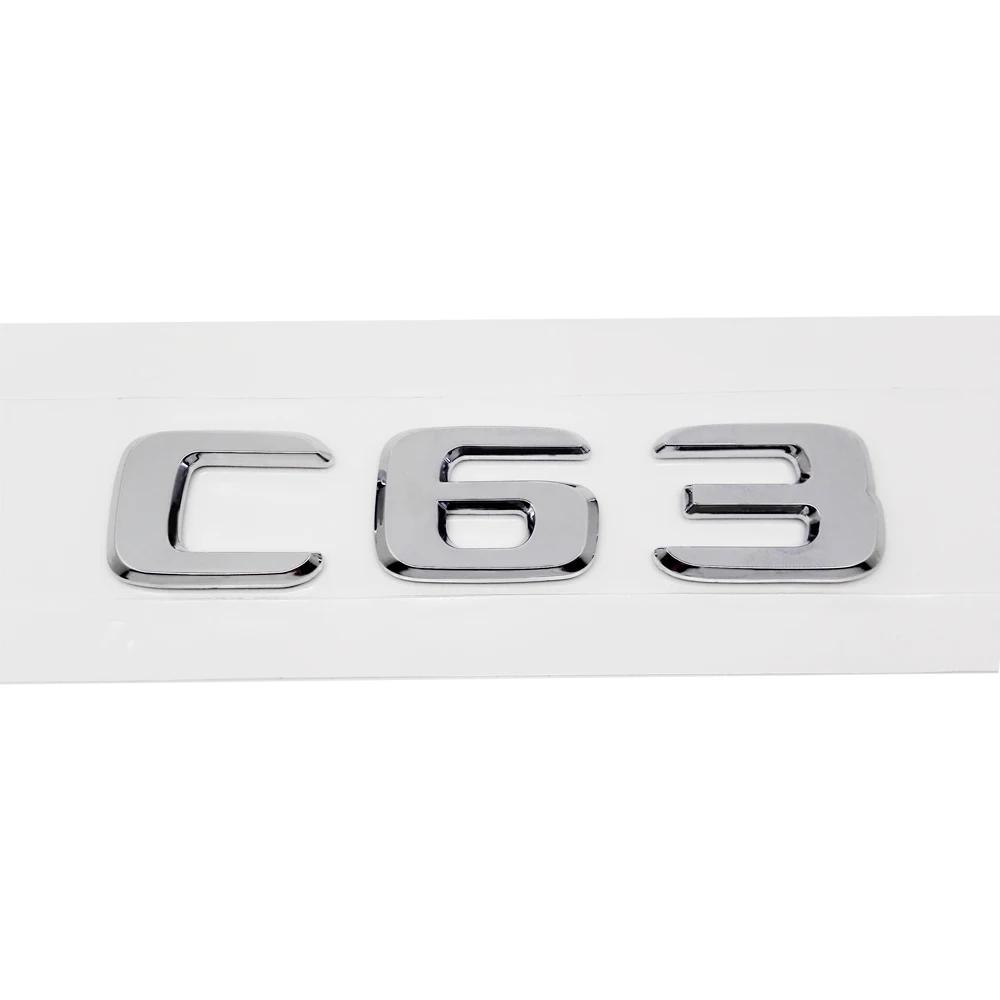 ABS Plastic C32 C36 C63 Trunk Rear Logo Badge Emblem Sticker for Mercedes Benz C Class W201 W202 W203 W204 W205 mm1