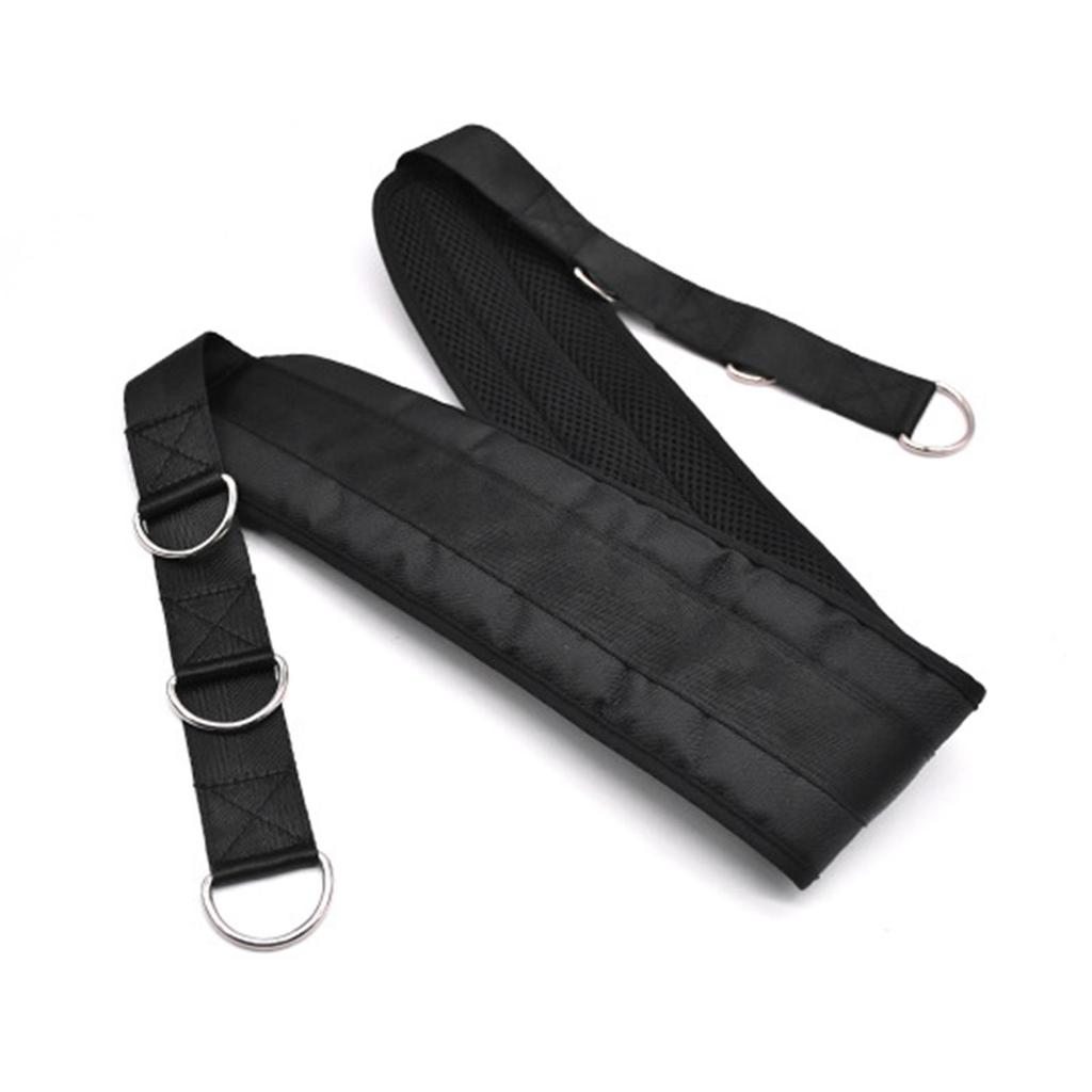 Heavy Duty Leg Press Rowing Belt Strap Adjustable Expander for Full Body Exercise and Home Gym Fitness