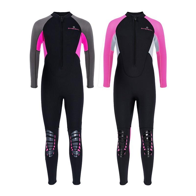 Kids 2.5mm Neoprene Wetsuit Full Body Long Sleeve Snorkeling Surfing Swimming Warm Water Sports