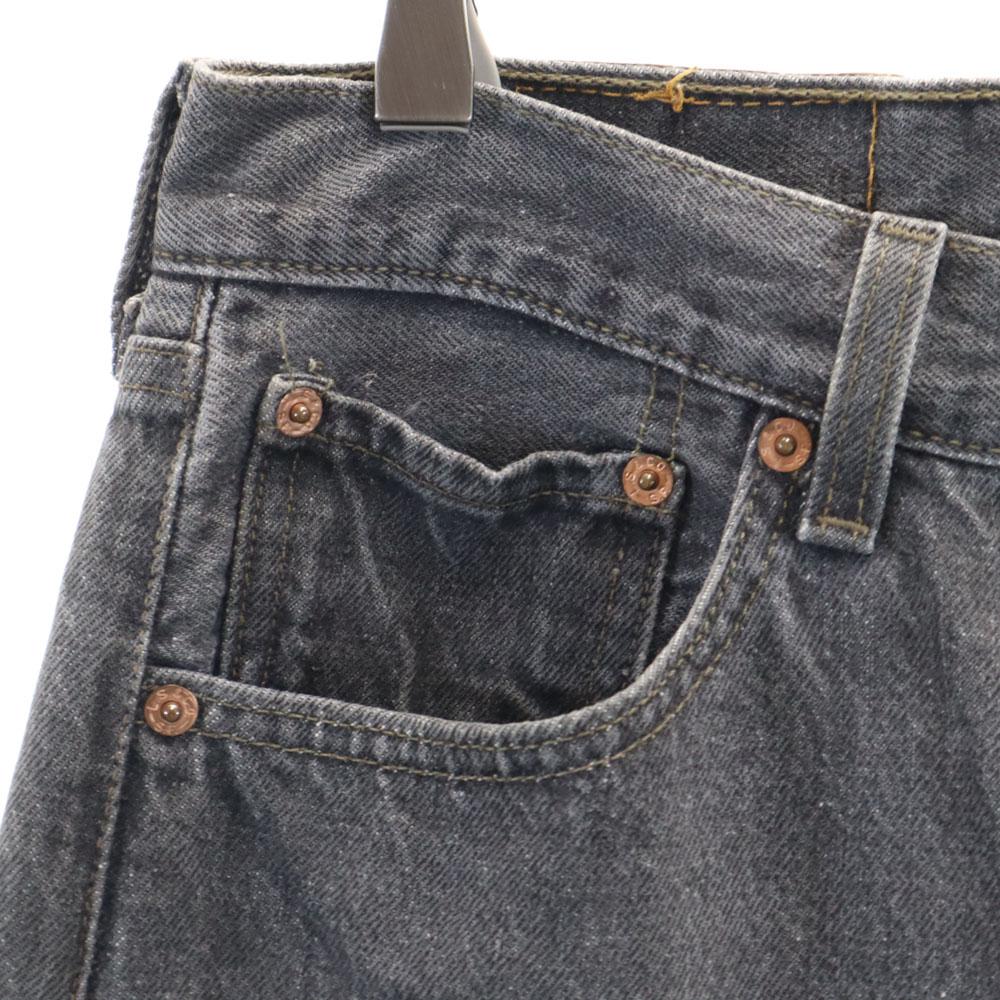 Levi's 90s 96 year 501 USA made old piece dyed black Denim pants W32 jeans Men's Used