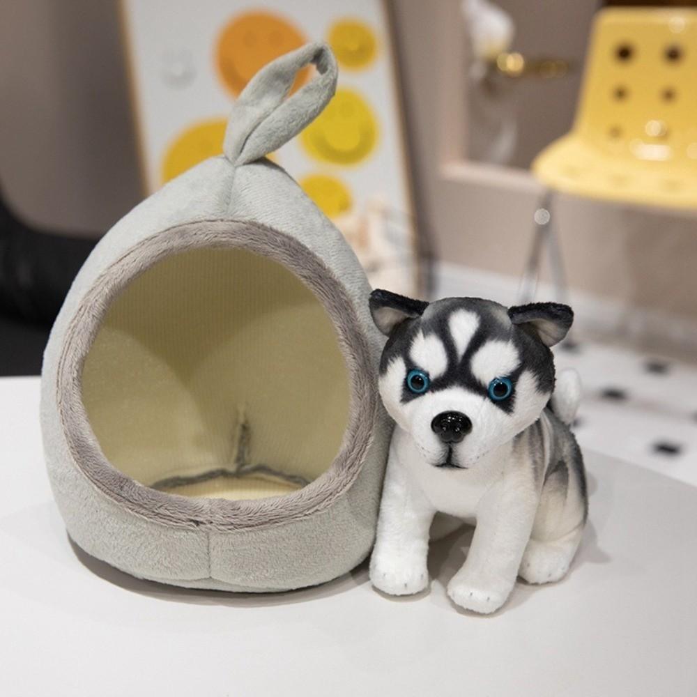 Soft Stuffed Animal Doll Detachable Husky Dog Doll Simulation Dog Plush Toy  Kids Birthday Gift