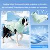 Summer New Style Dog Outdoor Sun Protection Clothing with Ice Sensation Cooling and Adjustable Coolness for Sun Protection