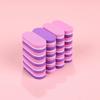 Compact Double-Sided Sponge Nail File with Rounded Corners for Home and Travel