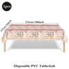 30th Birthday Decorations For Her Rose Gold Plates Napkins CupsTablecloths Hello30 Balloons 30th Birthday Party Favors For Women