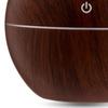 Ustrasound Humidifier 130ML Deep Wood Grain Mini USB Humidifier for Bedroom Office Hotel 2W