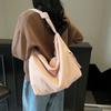New messenger bag student large-capacity tote bag simple ultra-light nylon bag versatile soft waxy shoulder bag