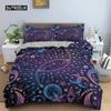 Sun and Moon Duvet Cover Set Tarot Pattern Bedding Set King Size for Bedroom Microfiber Comforter Cover Set for Kids Adults Gift