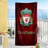 Liverpool Customized Name Beach Towel Quick-Dry Soft Microfiber Suitable for Sports Travel Swimming Yoga Bathroom Beach And Pool