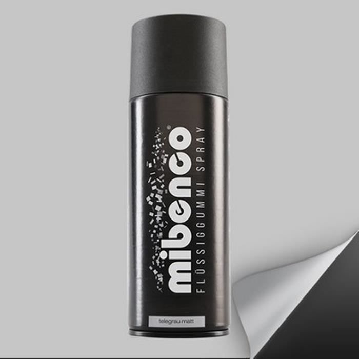 Mibenco LIQUIDE CAOUTCHOUC SPRAY 400 ML GRIS TELE MATE - MIBENCO