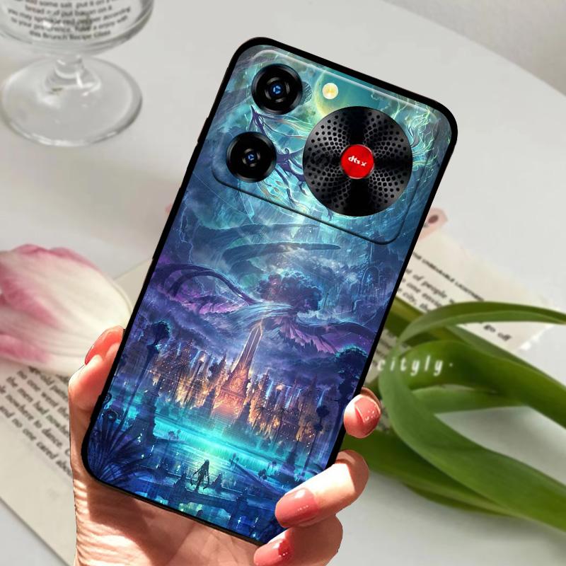 Per custodia telefono ZTE nubia Music 2 4G Music2 Cover Posteriore in Morbido Silicone Per Nubia Music Lusso Moda Protettiva Coque Fundas