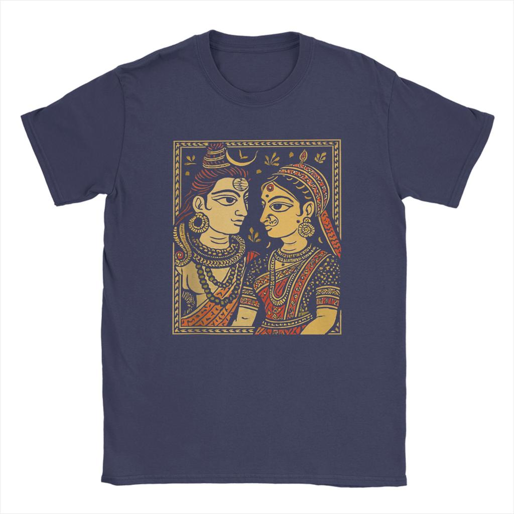 Lord Shiva Durga Hindu God Mahadeva Goddess TShirt Summer Cotton TShirts For UnisexsHarajuku Pattern Tshirt Streetwear Tops