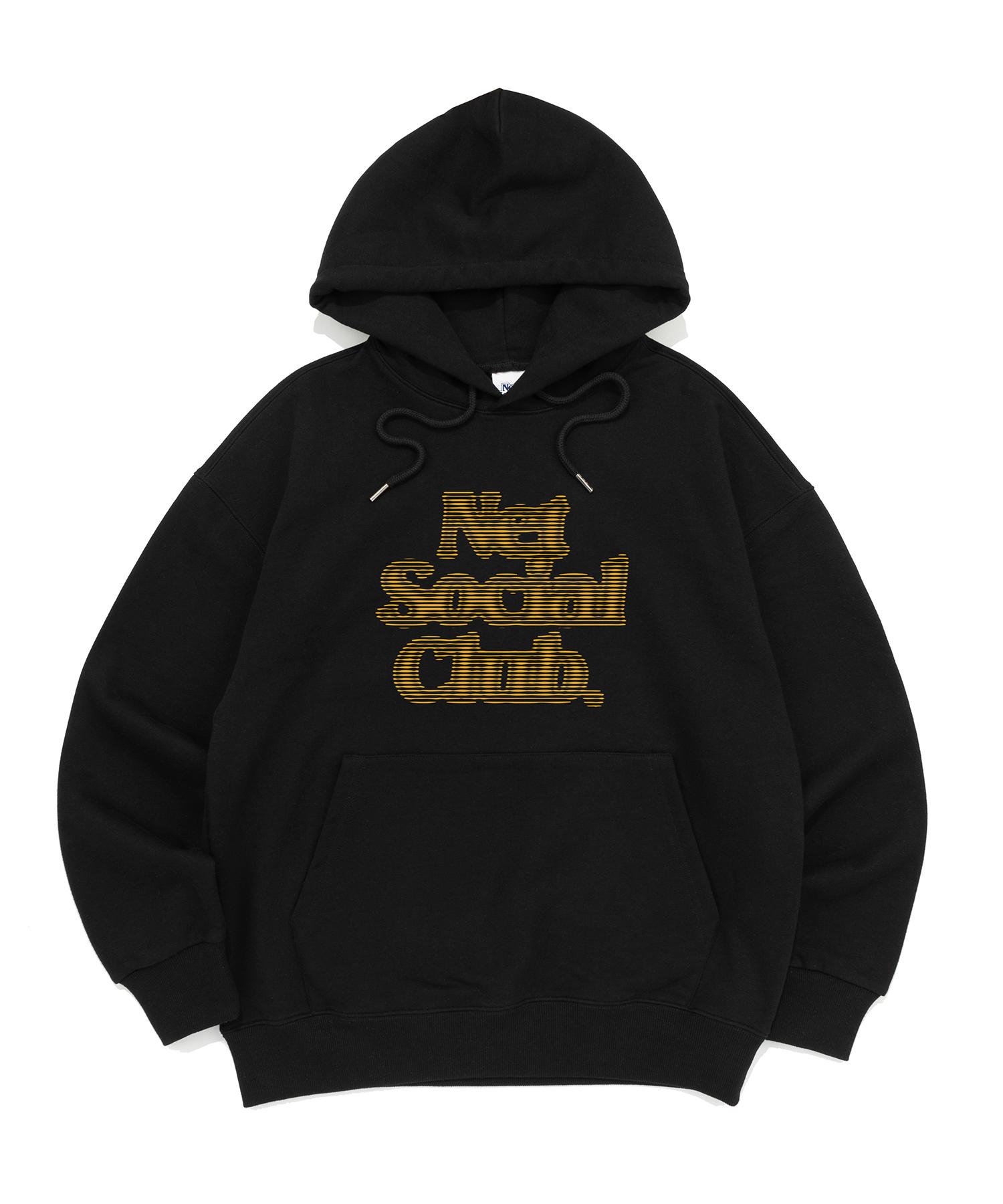 Сетчатая худи с логотипом Blur Social Club (черный) Black/Xl