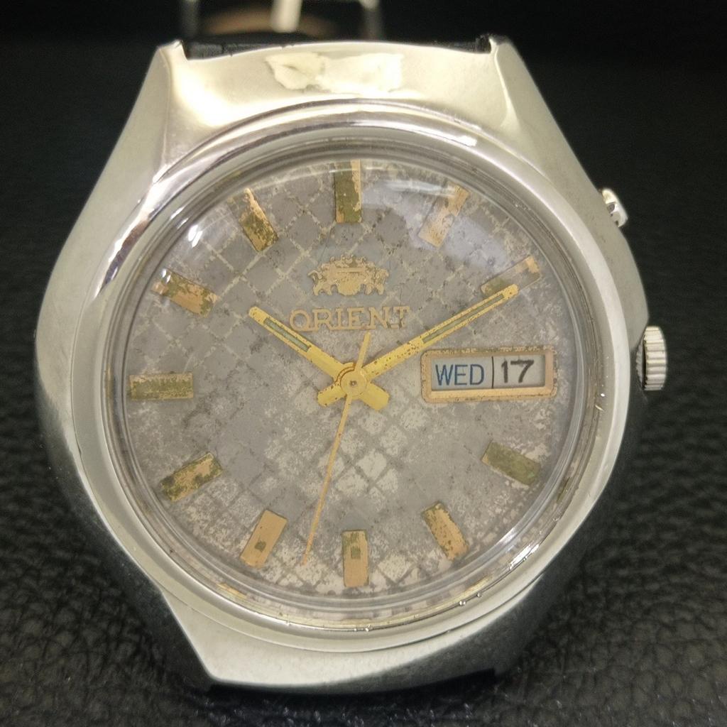 VINTAGE ORIENT AUTOMATIC JAPAN 46941 MENS ORIGINAL DIAL WATCH A703374-1