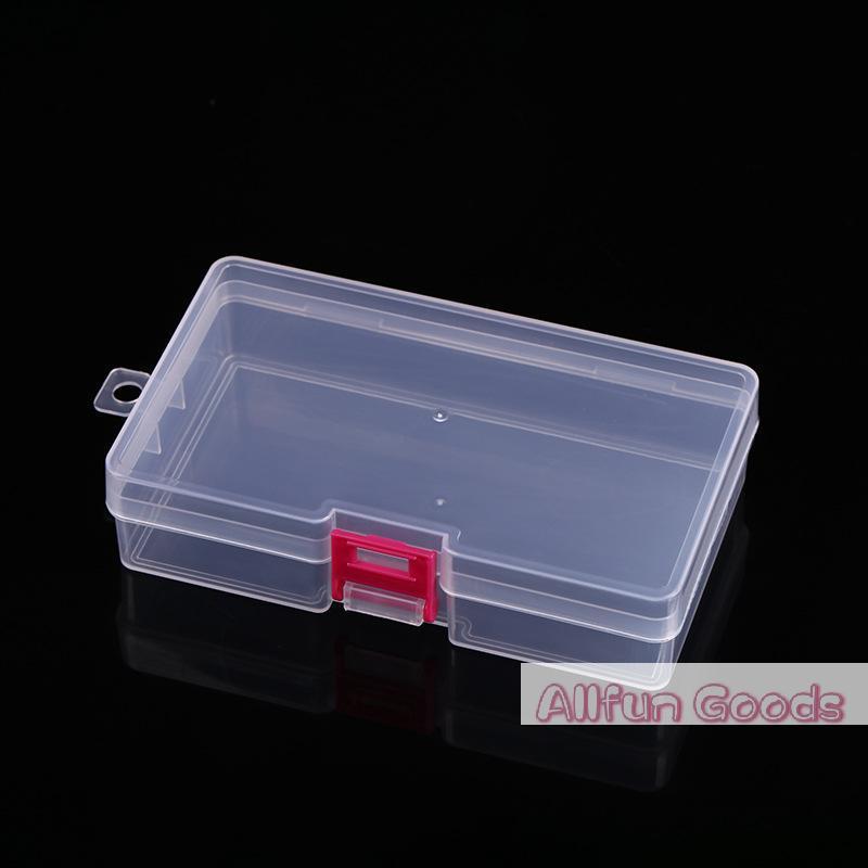 Square Plastic Transparent Storage Box Jewelry Beads Container Fishing Tools Accessories Box Small Items Sundries Organizer Case