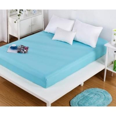 Fitted Sheet - Home Déco - 90x190 Cm - 100% Cotton - Turquoise - Tight Weave